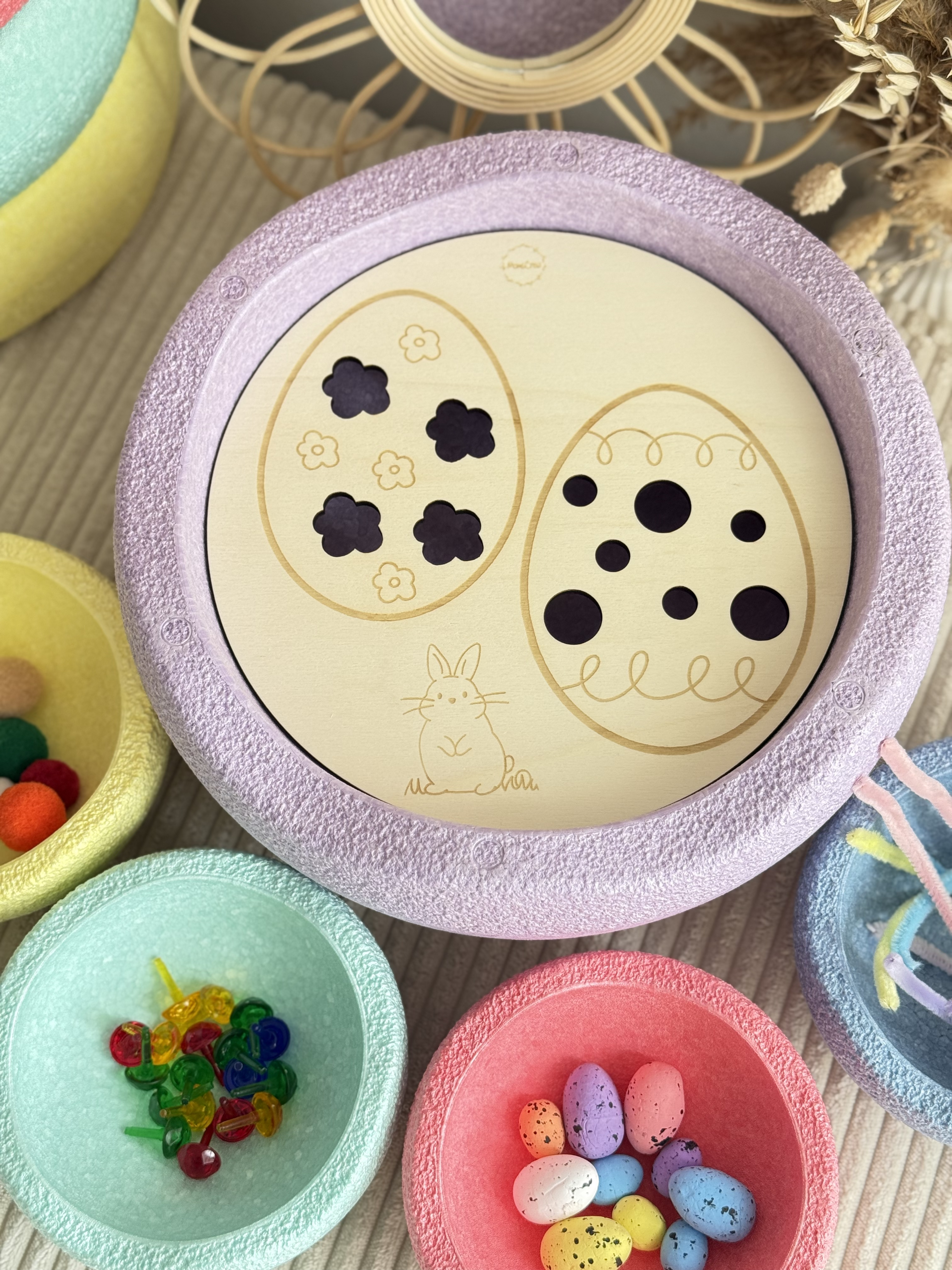 Aktivitätsplatte Osterfreude (Stapelsteine)