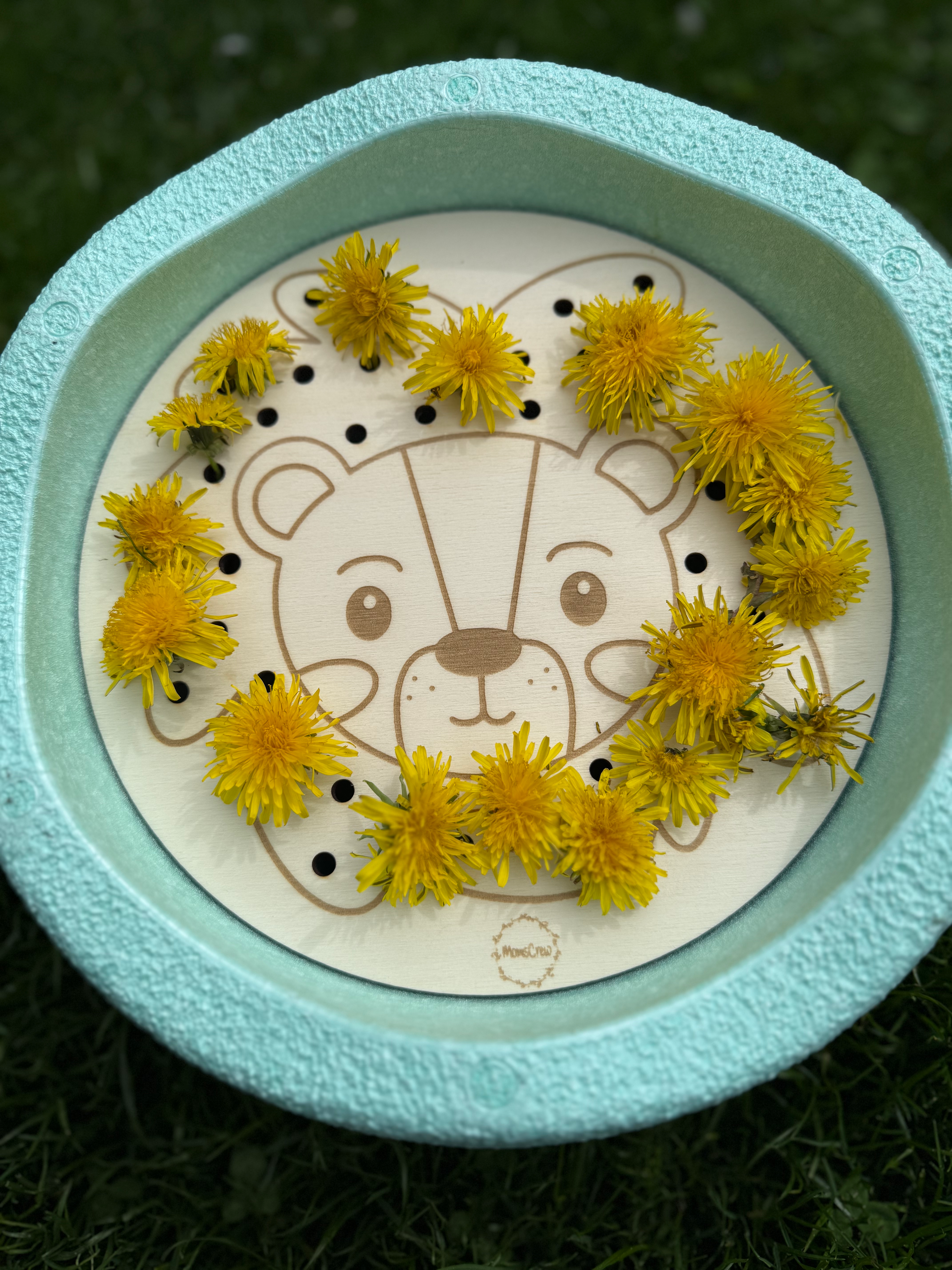 Aktivitätsplatte Löwe (Stapelsteine)