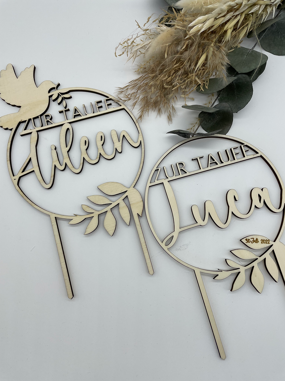 Miniaturbild: Caketopper Taube Taufe/Kommunion/Firmung