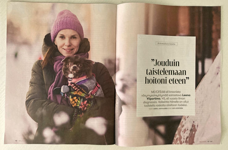 kotivinkki, juttu kotivinkissä, ME/CFS, krooninen väsymysoireyhtymä, sairaus