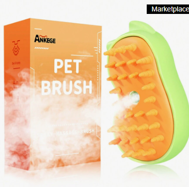 Cepillo de vapor para gatos para la muda