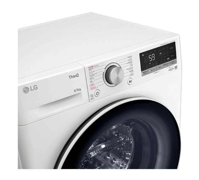 縮圖：LG Vivace 8 公斤 1200 轉 人工智能洗衣乾衣機 (TurboWash™ 59 分鐘速洗) F-C1208V4W