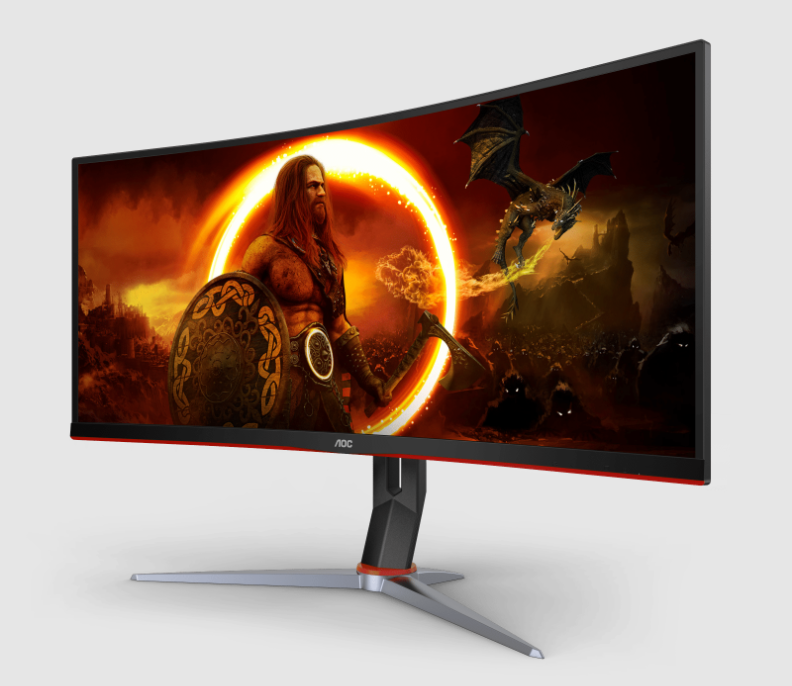 縮圖：AOC 34-inch curved ultrawide monitor CU34G2XP