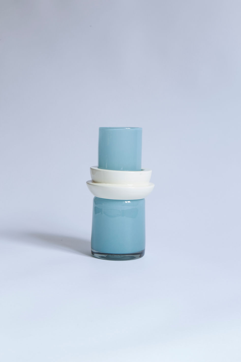 VASE TOTEM # 3 _ BLEU