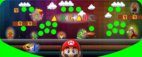 Multicade (MAME) Control Panel | Arcade Graphics | Customized Vinyl ...