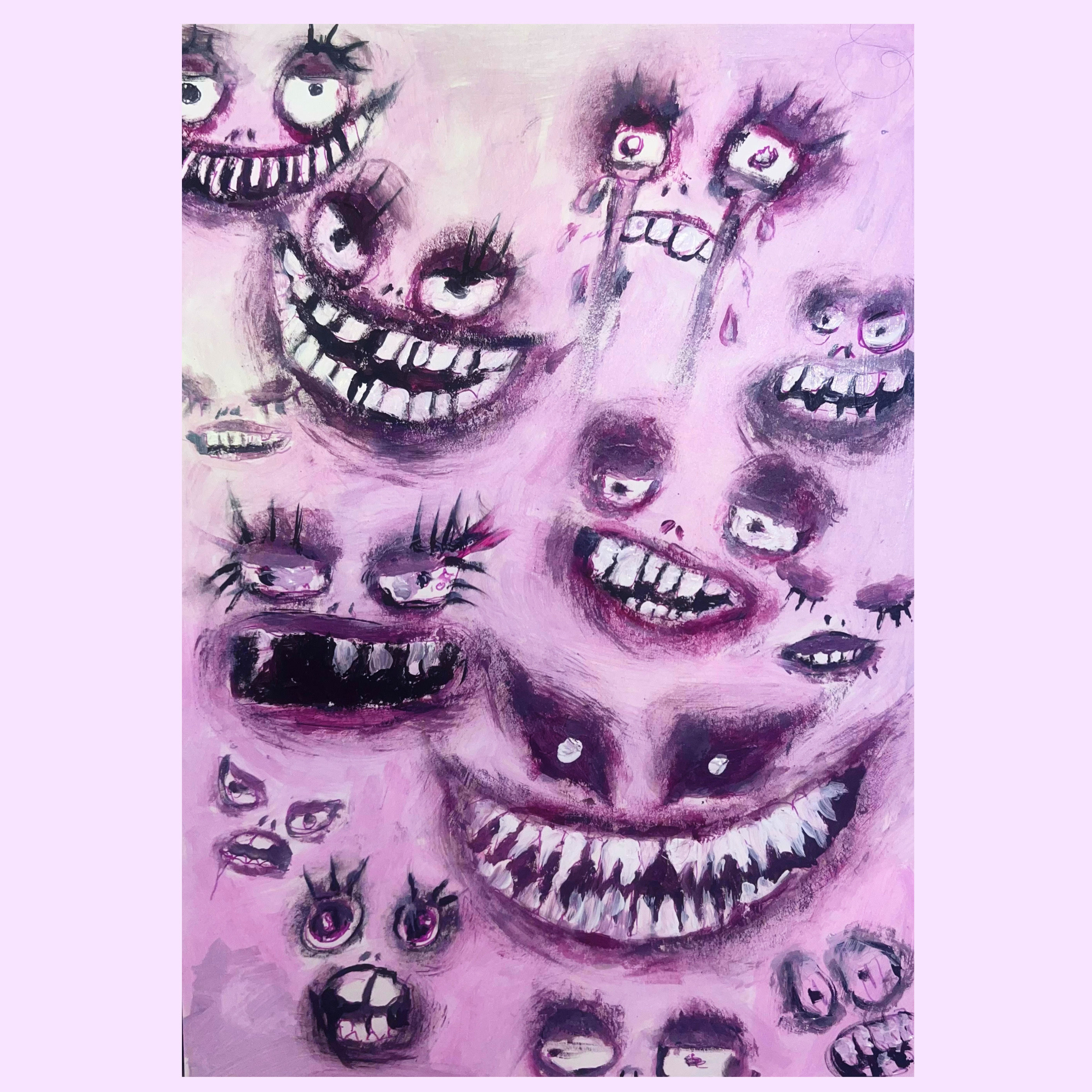 Faces A4 print SIGNED AND PERSONALISED AVAILABLE