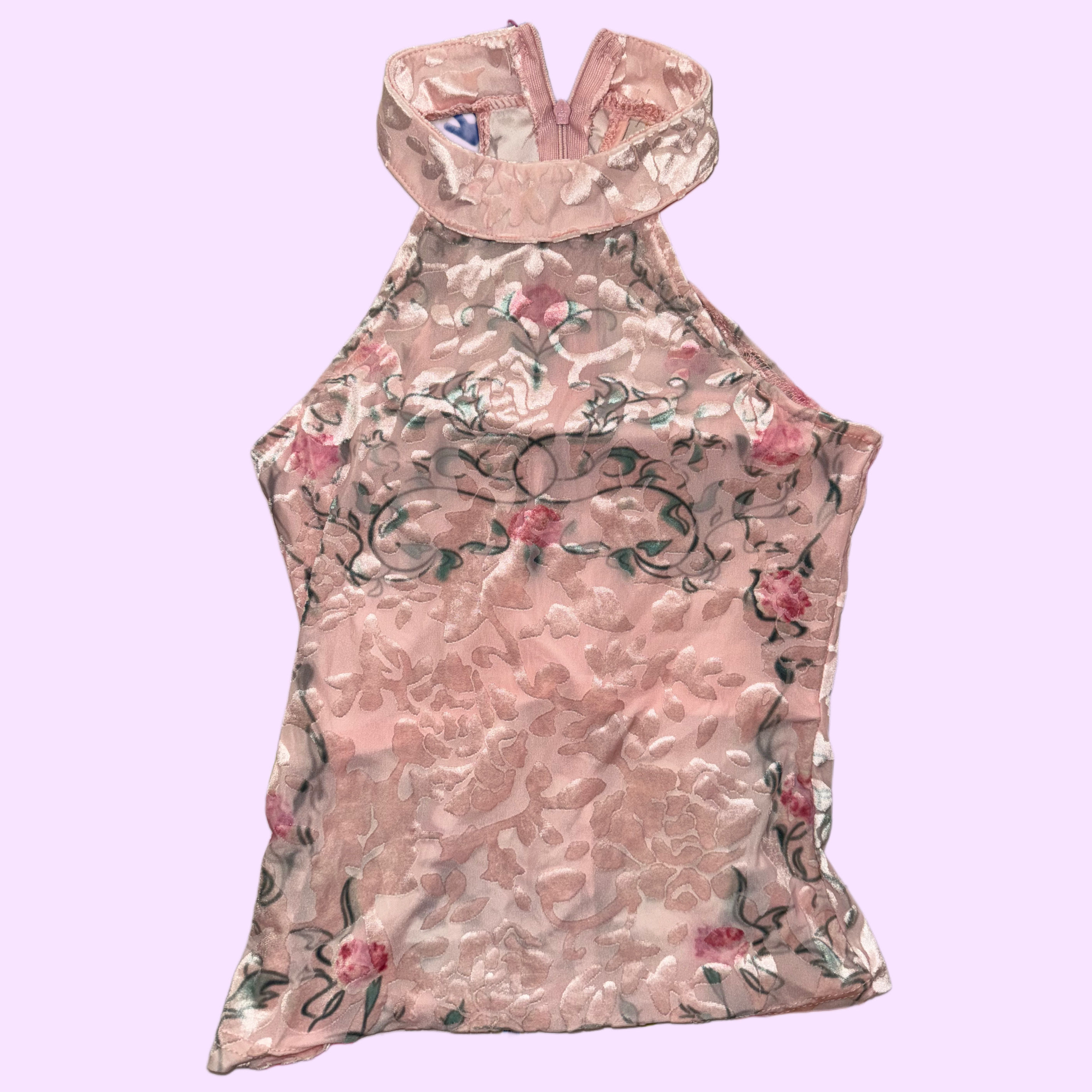 Iridescent garden top size S 