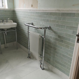 Traditional style bathroom refit with freestanding bath in Witney home