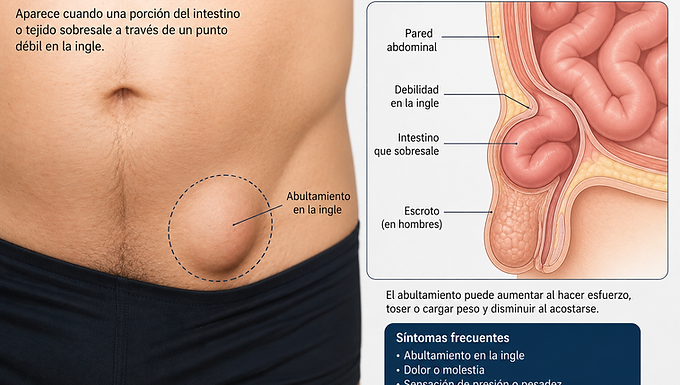 Hernia inguinal en Tampico