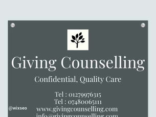 Giving Counselling | Counselling & Therapy For Anxiety, Depression & Addiction