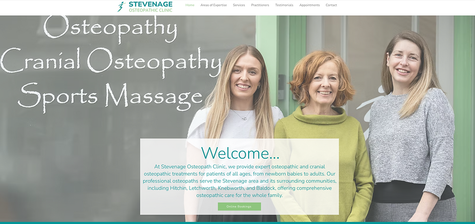 Stevenage Osteopath Clinic & Sports Massage Treatments