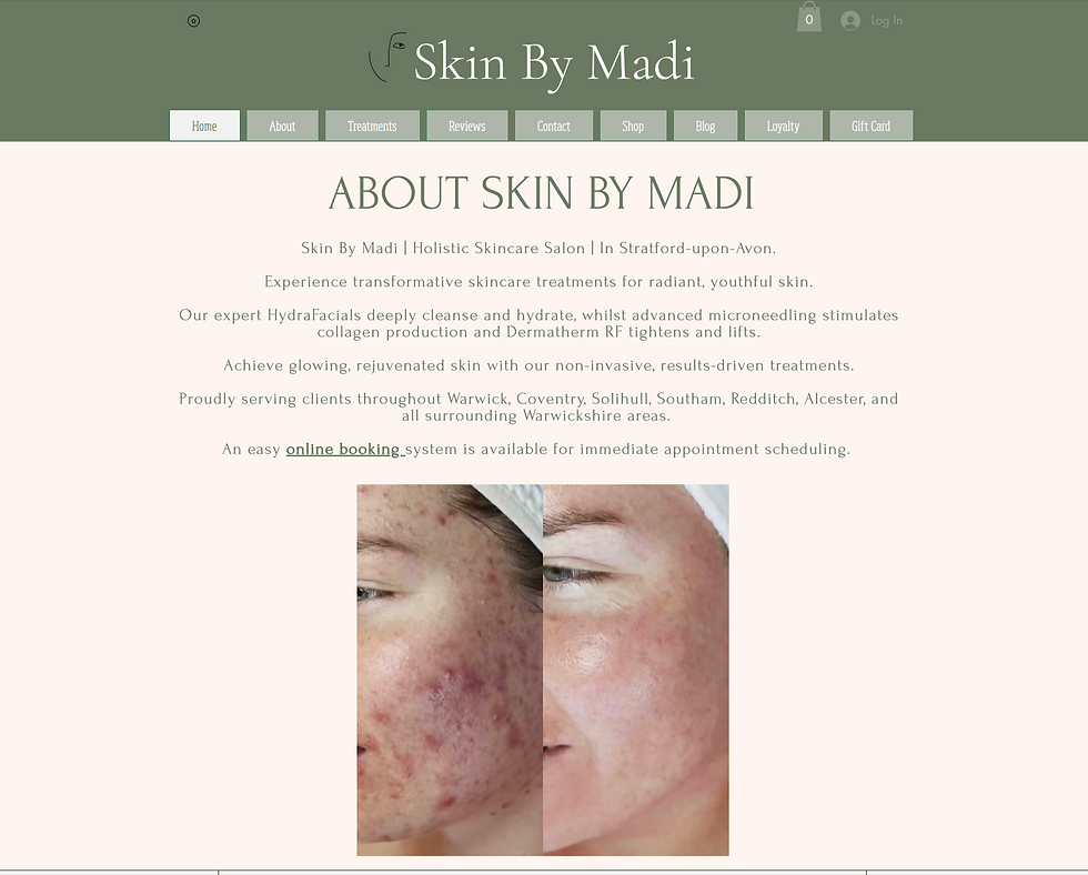 Holistic Skincare Salon In Stratford-upon-Avon.