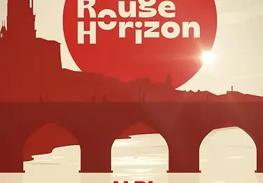 Rouge Horizon DJ Sets open air avec dancefloor et coucher de soleil sur les berges du Tarn à Albi