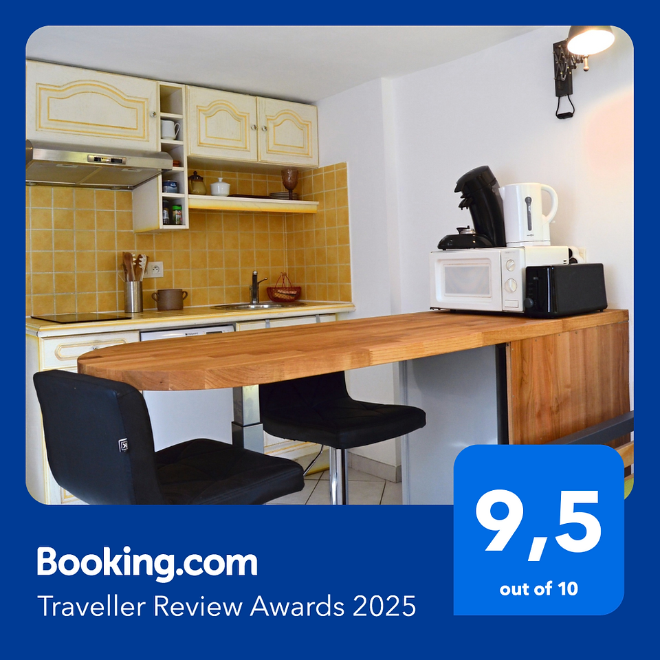 Premio Traveller Review 2025 L'atelier de Papy premiado por BOOKING
