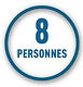 Capacité 8 personnes