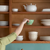 Organized Kitchen Cabinet