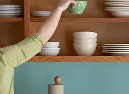 Organized Kitchen Cabinet