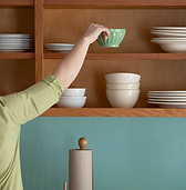 Organized Kitchen Cabinet