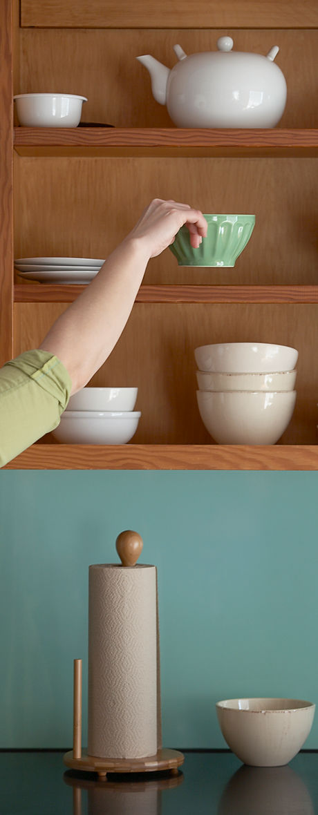 Organized Kitchen Cabinet