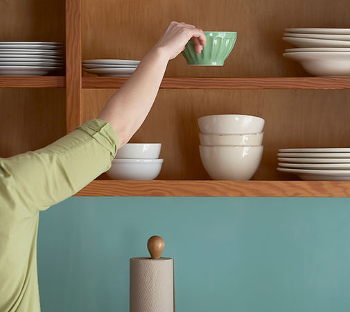Organized Kitchen Cabinet