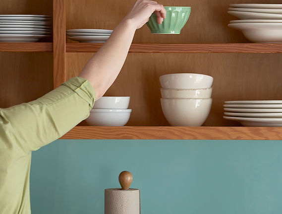 Organized Kitchen Cabinet
