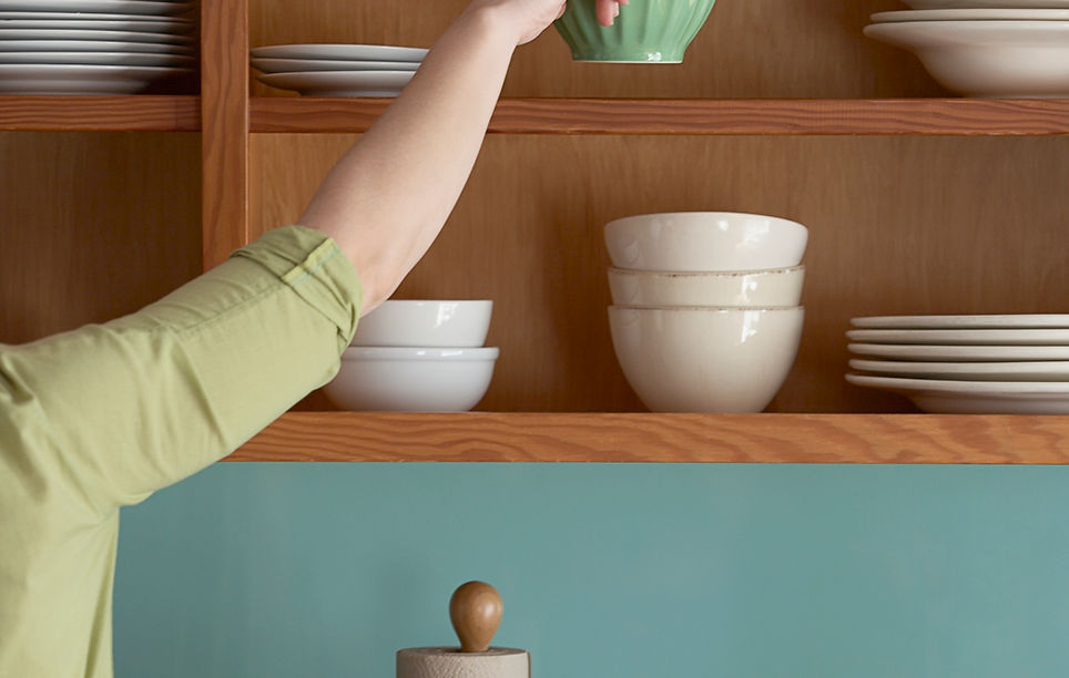 Organized Kitchen Cabinet
