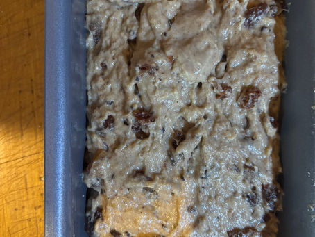 Date and Sultana Loaf with Honey & Cinnamon Glaze