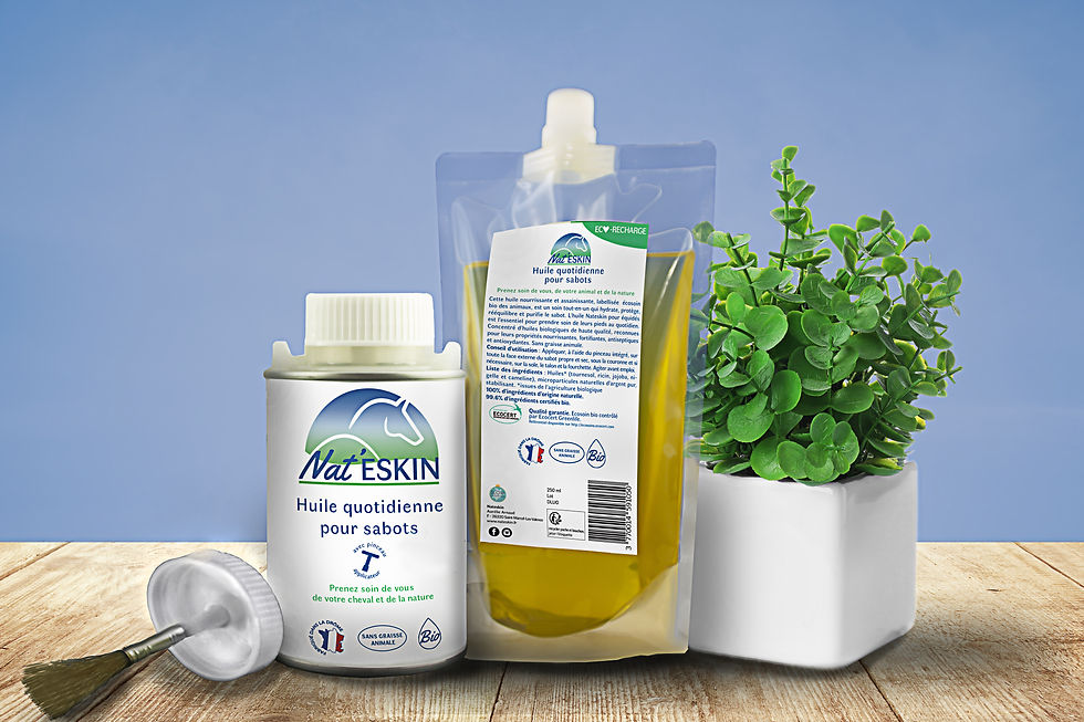 Thumbnail: Huile quotidienne bio sabot cheval Nateskin