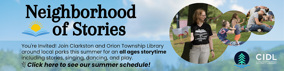 Neighborhood of Stories Banner