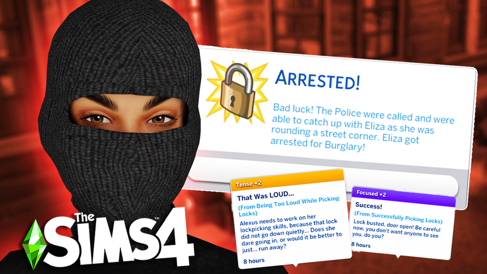 This is a great Burglar Mod for The Sims 4