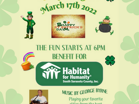Rockin' Night! Ciao Gelato's St. Patrick's Day Benefit for Habitat South Sarasota, Venice Florida