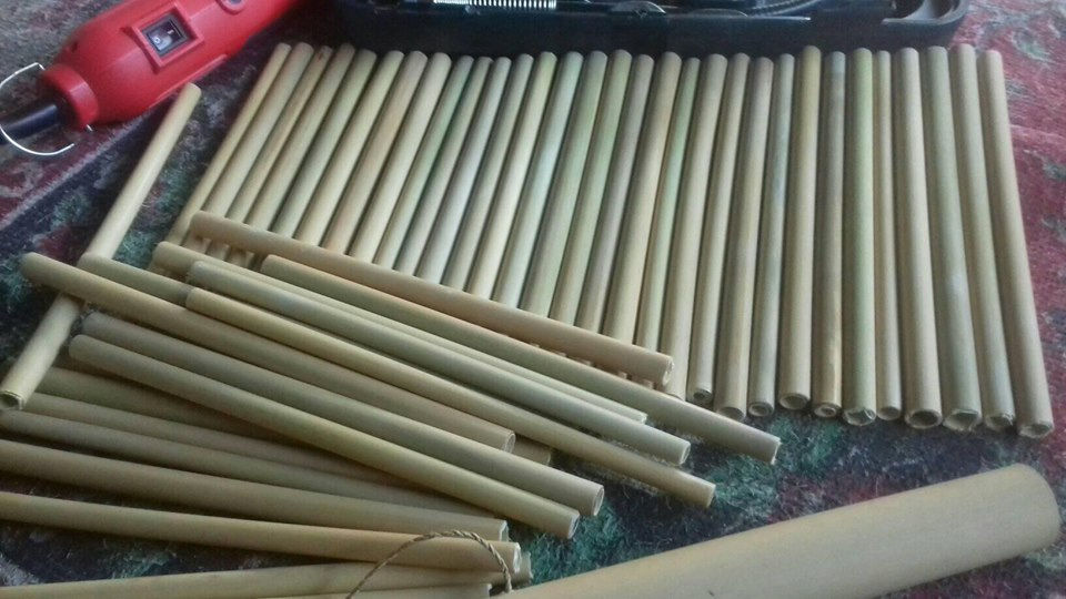 Bamboo Straw Production