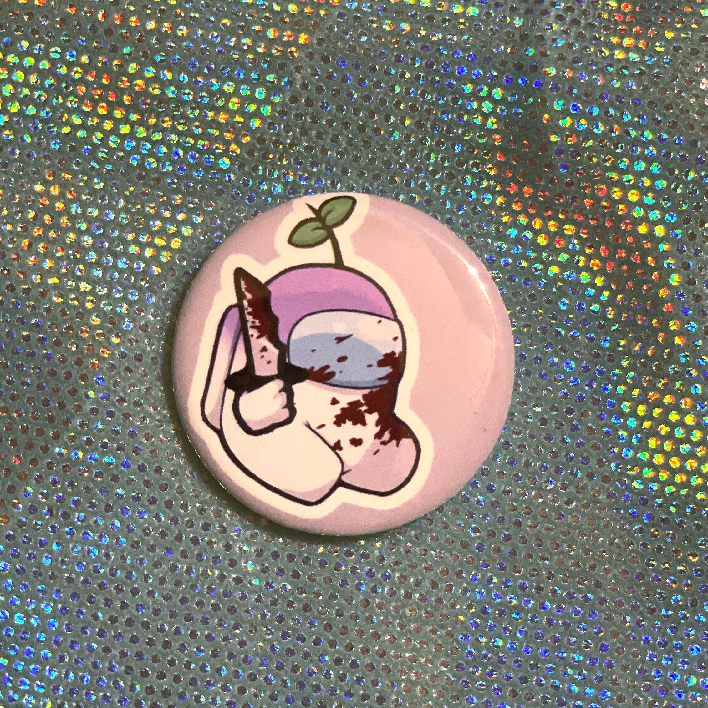 “Turnip Imposter” 1.5 inch Button 