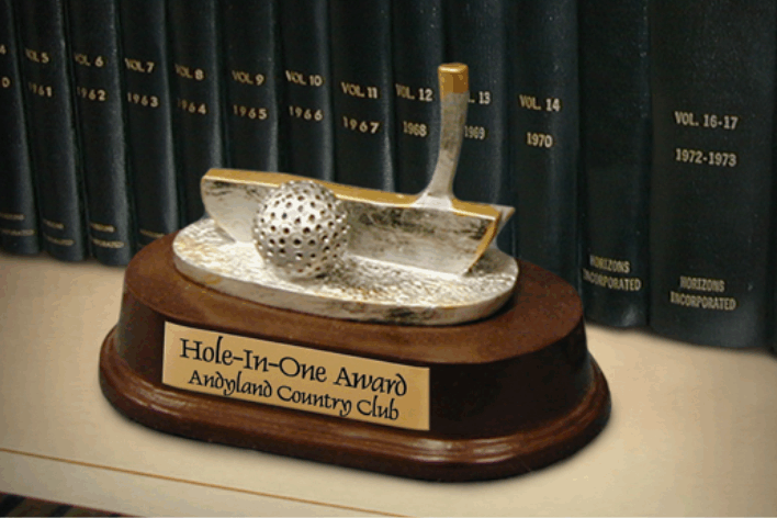 Laser Engraved Alumamark Trophy Plate