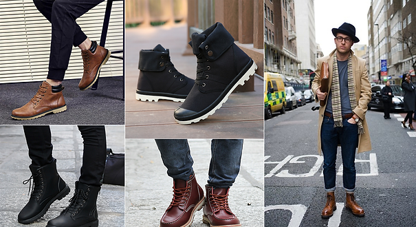 Autumn boots for men