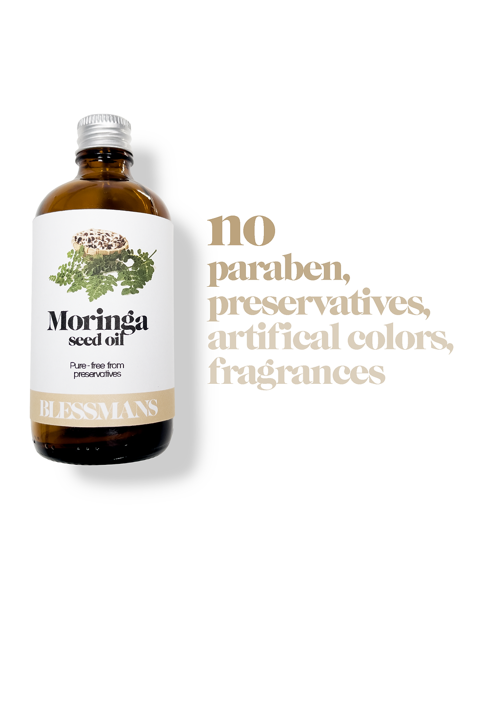 Miniatura: Pure cold pressed moringa seed oil