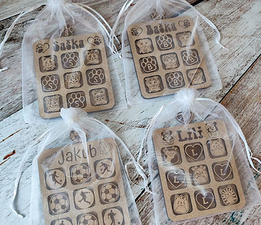 Holzspielzeuge Tic Tac Toe