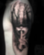 #forest #ghotic #realistic #blackandgrey #tattoo
