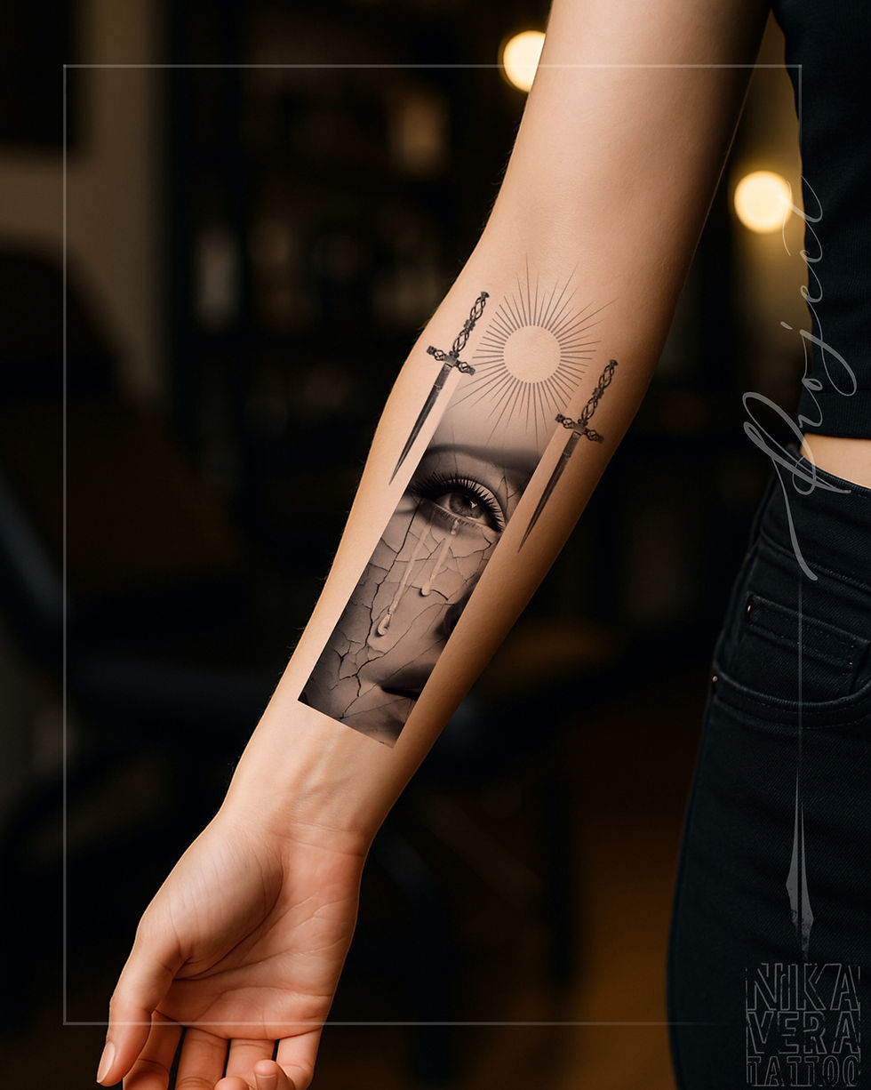 microrealism tattoo design