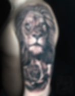 #lion #realistic #blackandgrey #tattoo