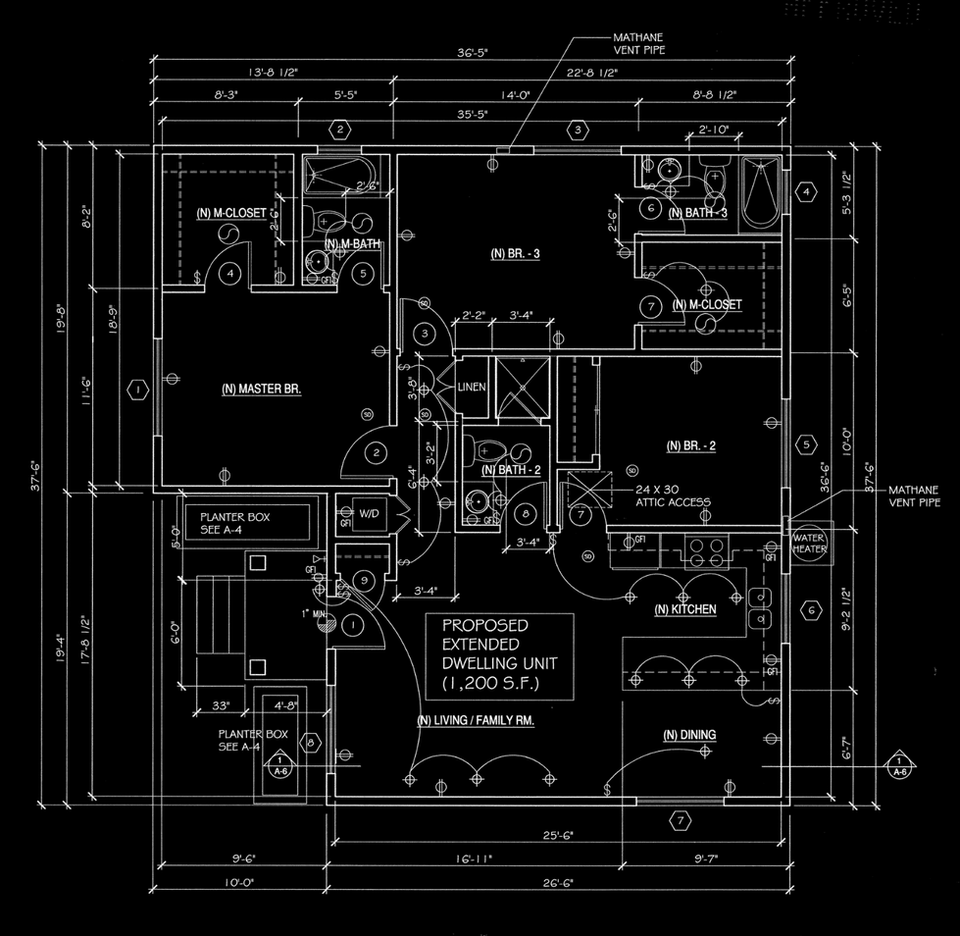 TCS real estate development firm in Los Angeles Additional Dwelling Unit plans.