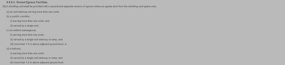 Egress Requirements for In-Law Units with Shared Entrance