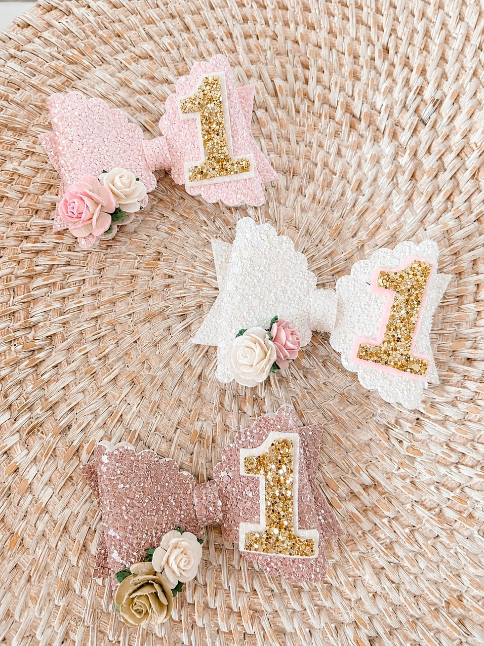 Thumbnail: Personalised Birthday Hair Bow | Clip or Nylon Headband