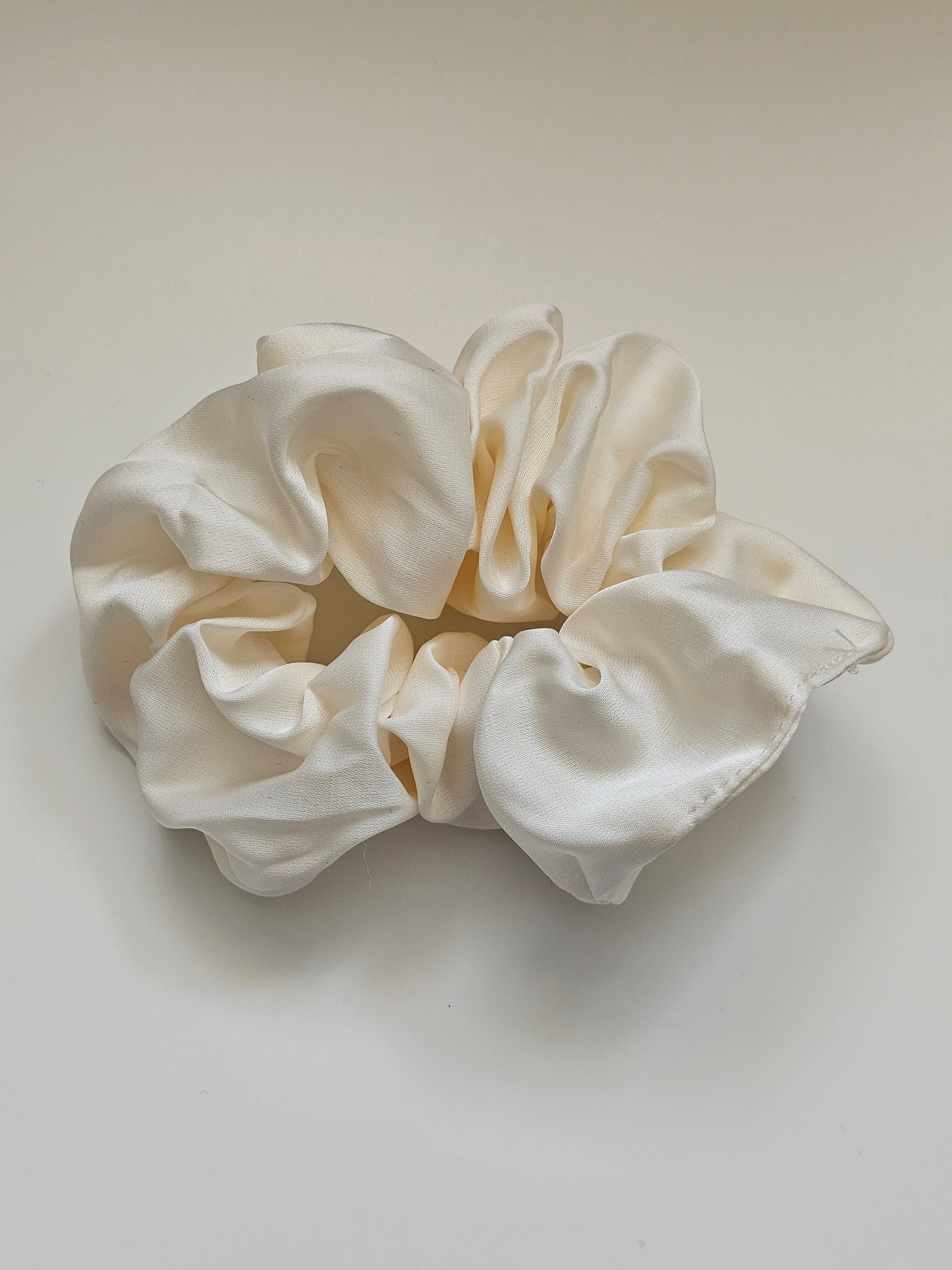 Satin Scrunchie | Ivory