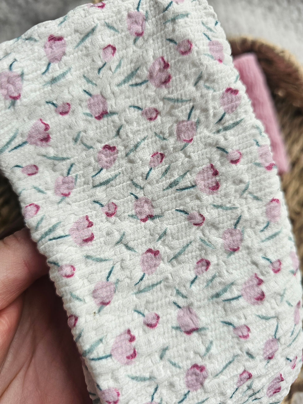 Thumbnail: Isla Topknots | Pink Floral