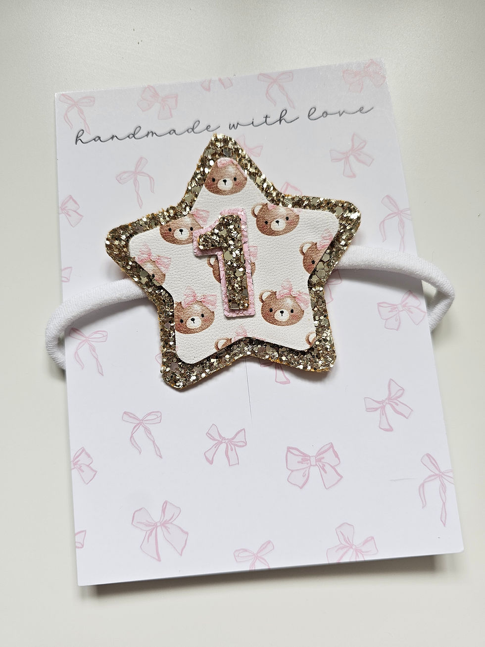 Thumbnail: Teddy Bear Birthday Star Badge