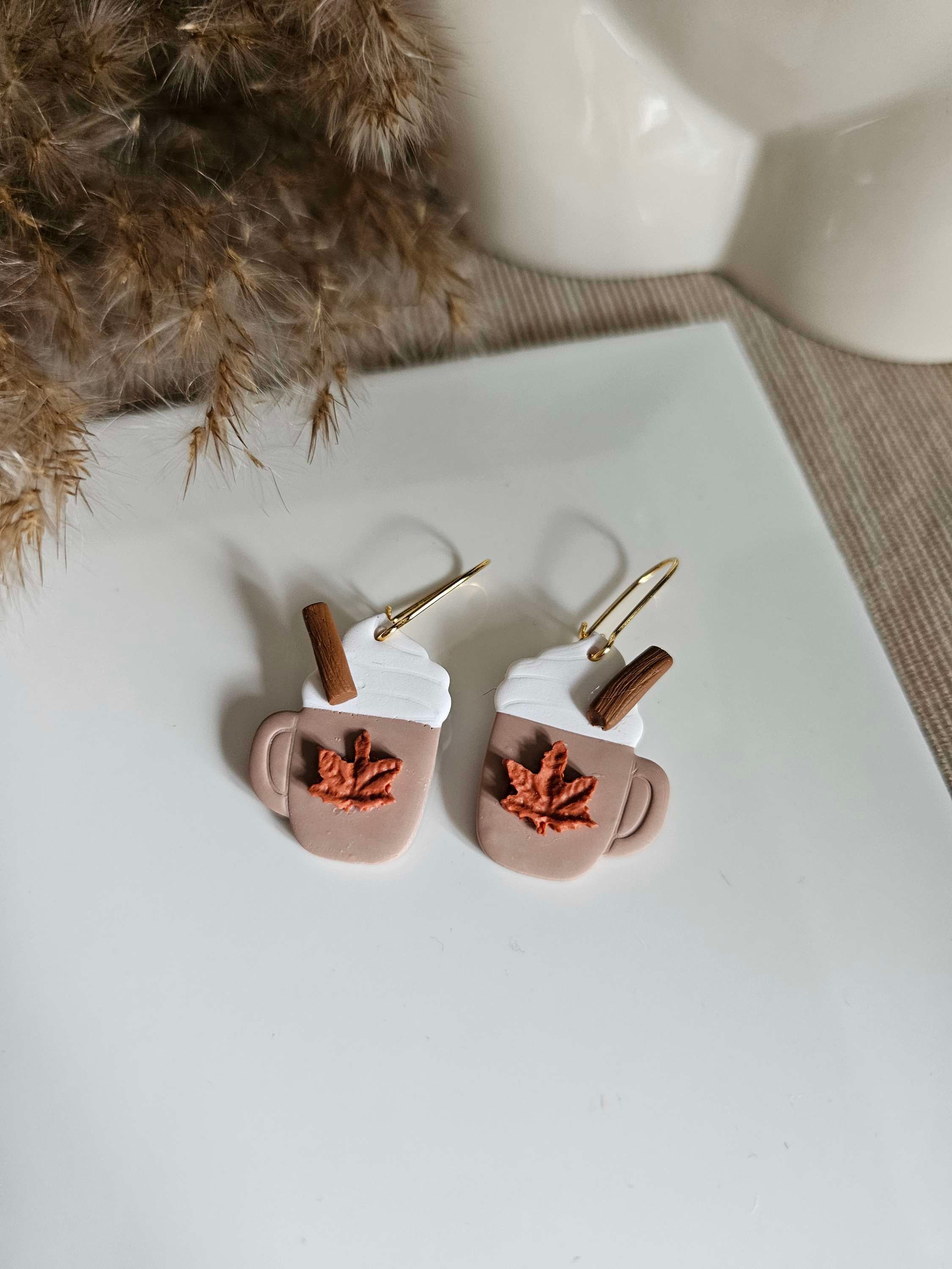 Autumn Mug Earrings
