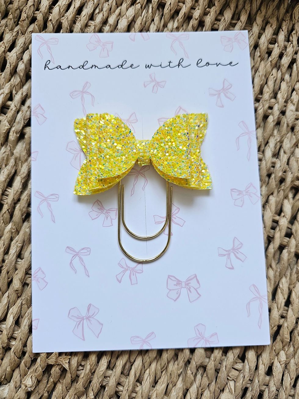 Thumbnail: Bow Planner Clip | Sunshine Glow