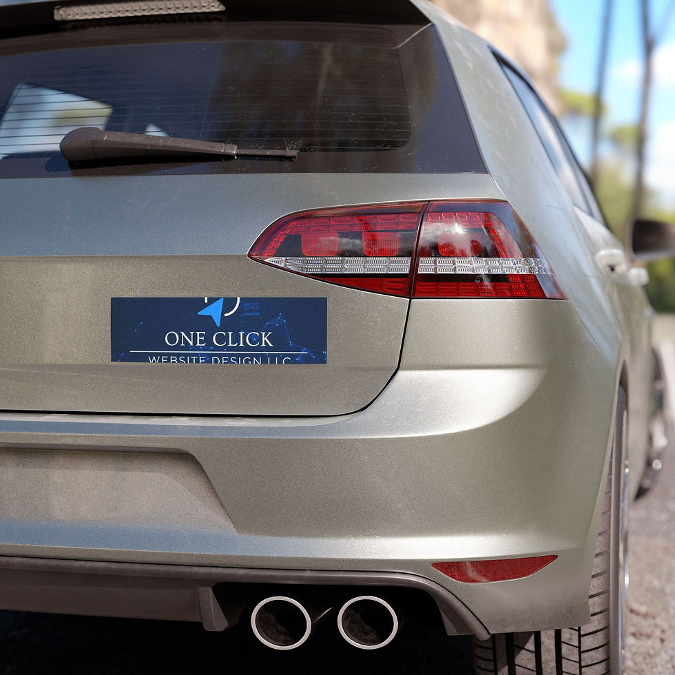 Thumbnail: Car Magnet — Logo Magnet (Blue Tech Branding)