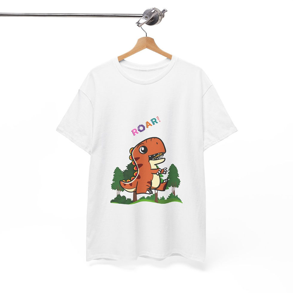 Thumbnail: Baby Dinosaur Unisex Cotton Tee